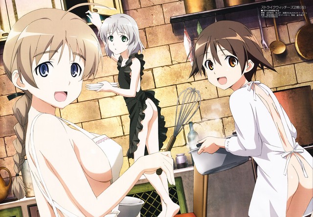 strike witches hentai pics gallery ero misc apron witches strike yoshika hadaka lynette sanya yokochichi