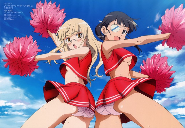 strike witches hentai gallery ero game misc witches cheerleader strike mio would barely perrine pass muster
