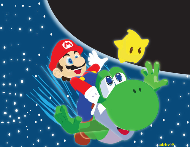 super mario galaxy hentai wallpaper morelikethis artists super fanart galaxy mario yoshi adchv ssuq