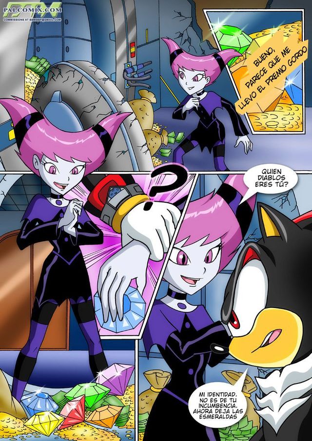 teen titan hentai jinxed sonic shadow teen titans spanish palcomix hedgehog jinxed