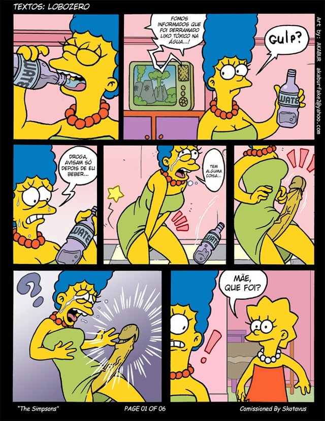 the simpsons hentai images hentai simpsons agua contaminada