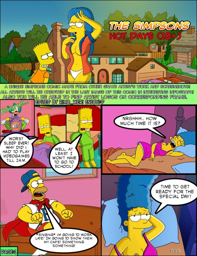 the simpsons hentai pic hot days simpsons
