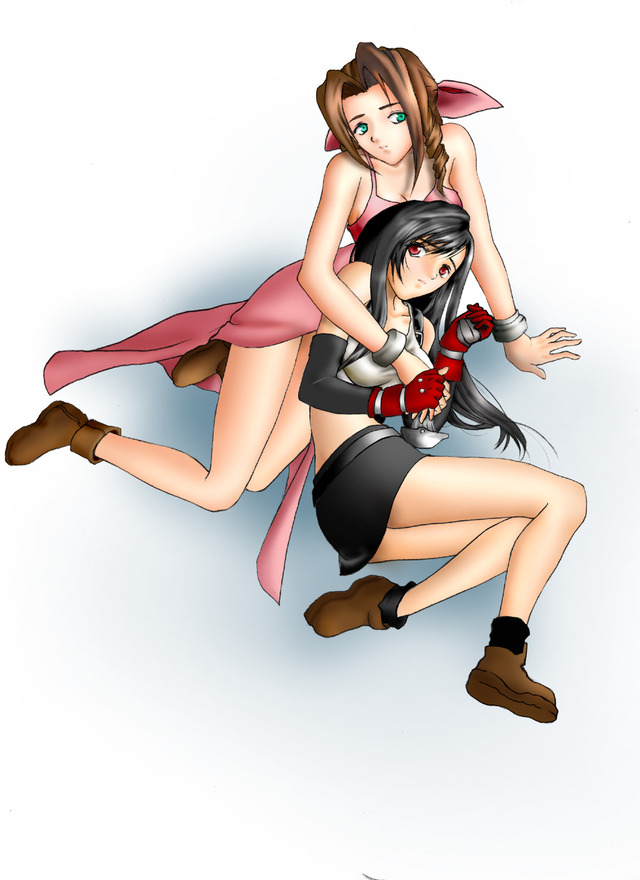 tifa aeris hentai art tifa aerith xefiroth