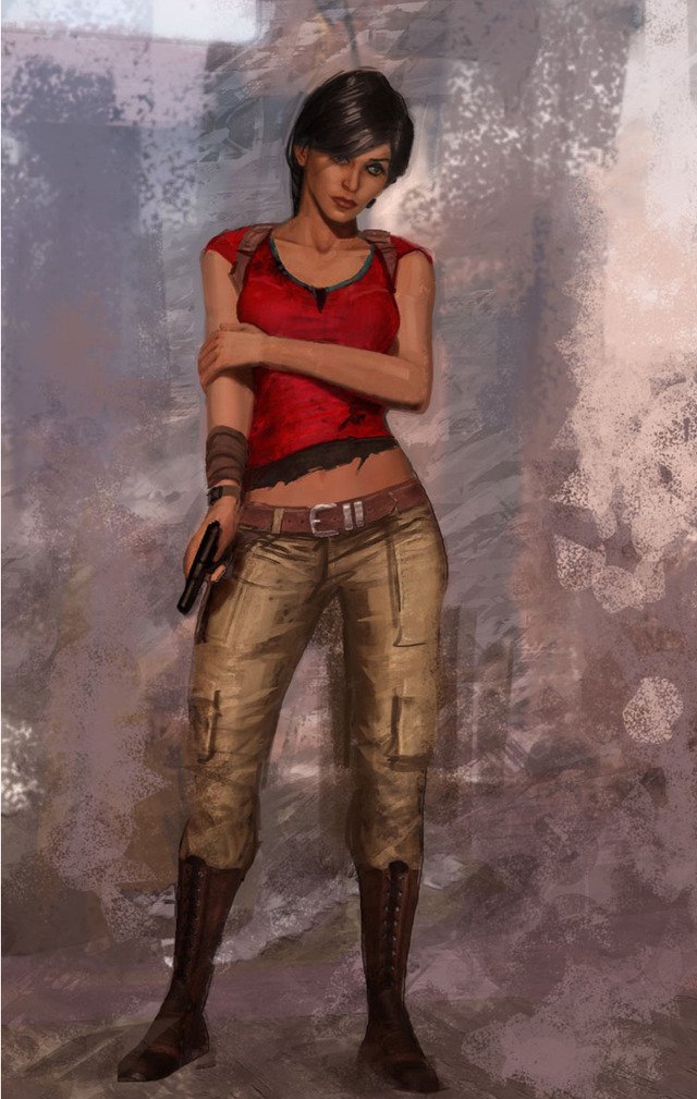 uncharted hentai chloe drake character artwork nathan uncharted frazier