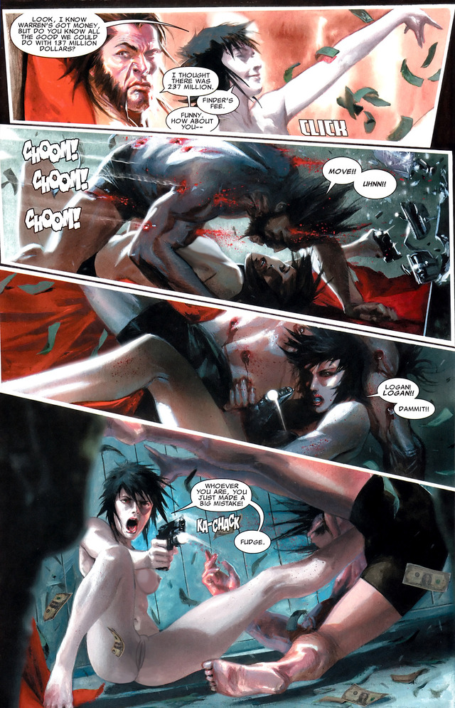 wolverine hentai tagme force marvel cde men comic entry censor domino wolverine