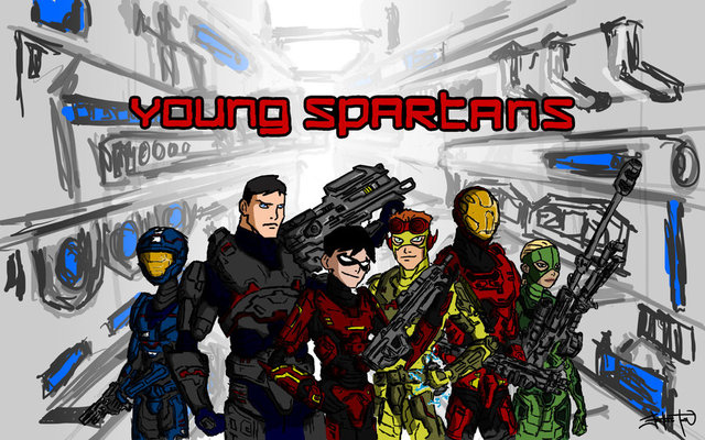young justice hentai cartoons comics young digital morelikethis artists iat spartans whatthebooty