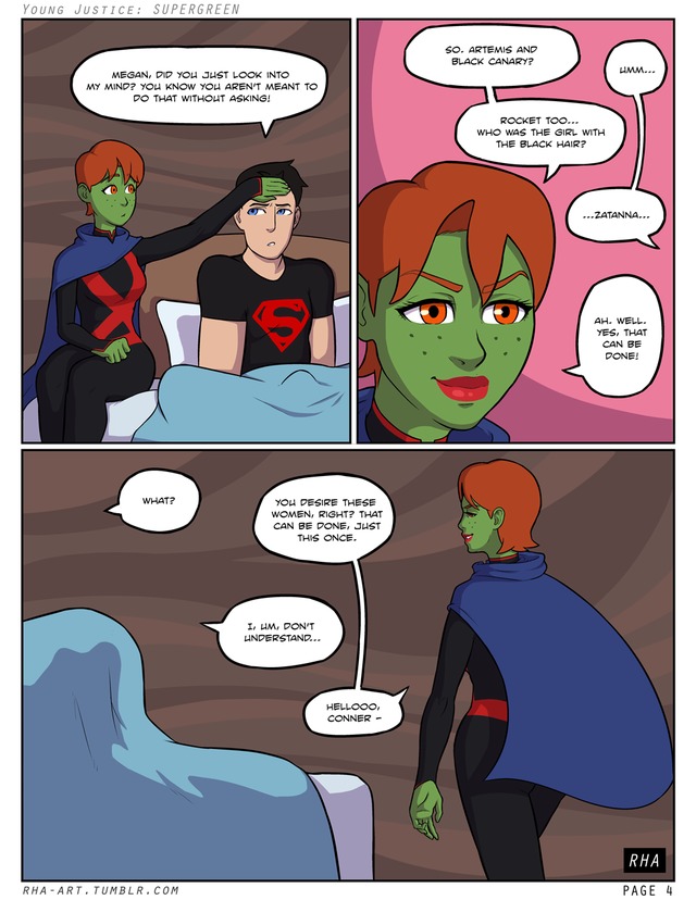 young justice hentai page pictures user young justice rha supergreen