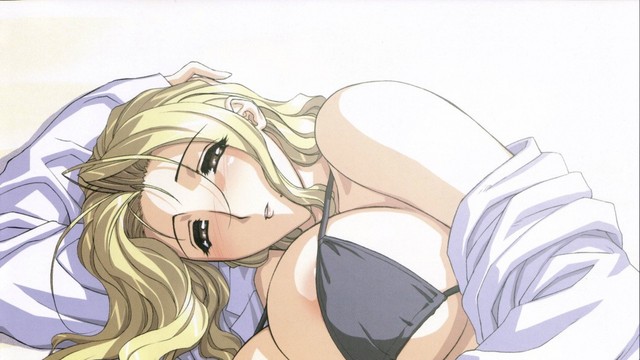 hentai anime huge boobs anime hentai girls boobs huge wallpaper wallpapers bikini blondes
