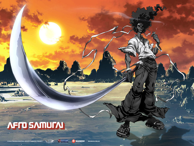 hentai fro hell anime albums action samurai aweshi afro