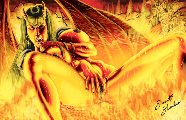 hentai hell pictures user sweet hell bathes slumber fires purgatori