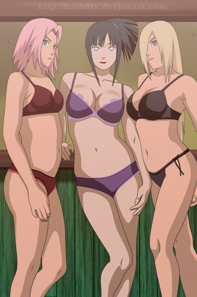 hentai sakura and hinata hentai naruto ino sakura hinata darkalx yamanaka haruno hyuga