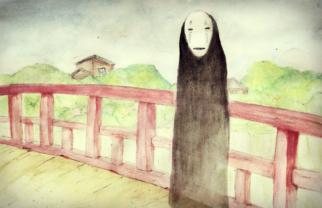 hentai spirited away morelikethis traditional fanart face spirited away paintings friendermen