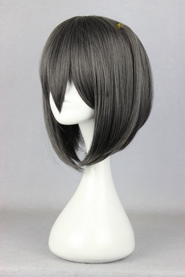 hentai with black girls anime hentai black girls hair figure ouji warawanai neko item tsutsukakushi tsukiko cosplay cute short grey mixed wsphoto synthetic