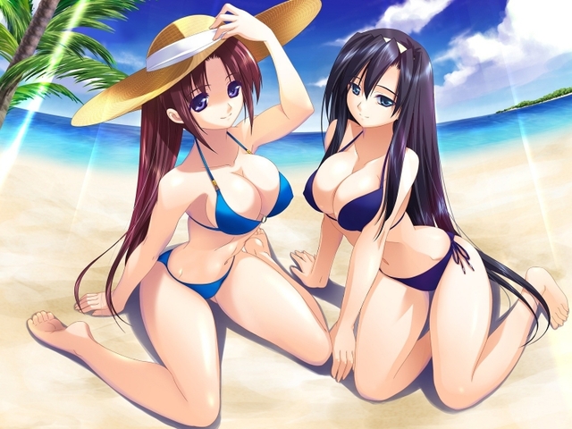 hot anime hentai pic beach hot static