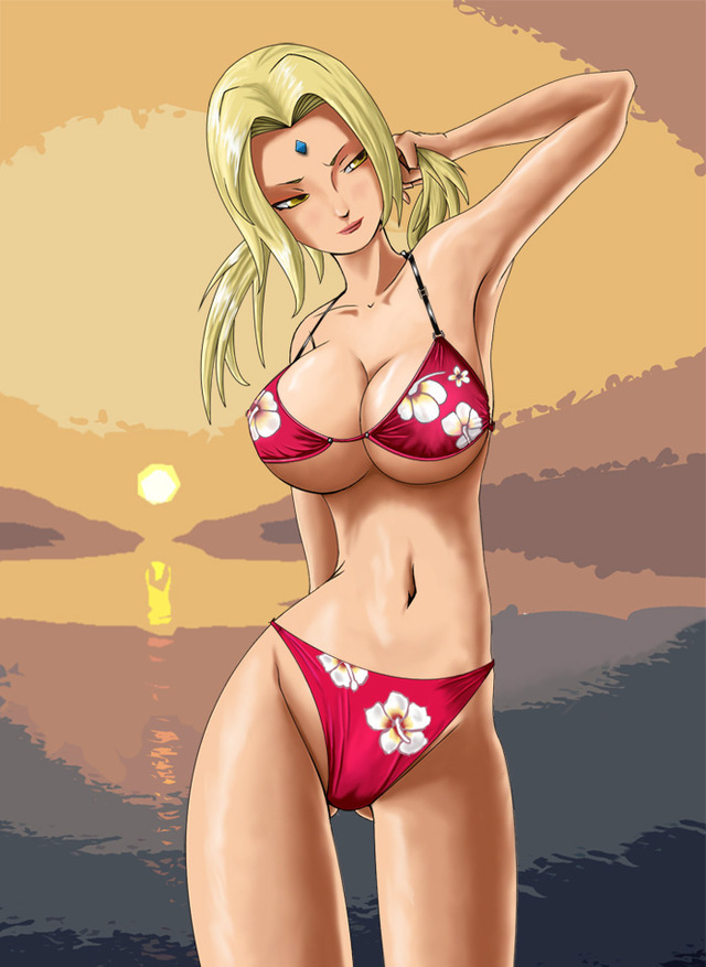 hot tsunade hentai morelikethis bikini tsunade lol dystopianday