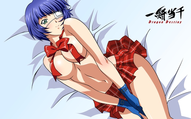 ikkitousen hentai picture anime hentai gallery skirt dragon topless konachan ikkitousen destiny ribbons ryomou shimei