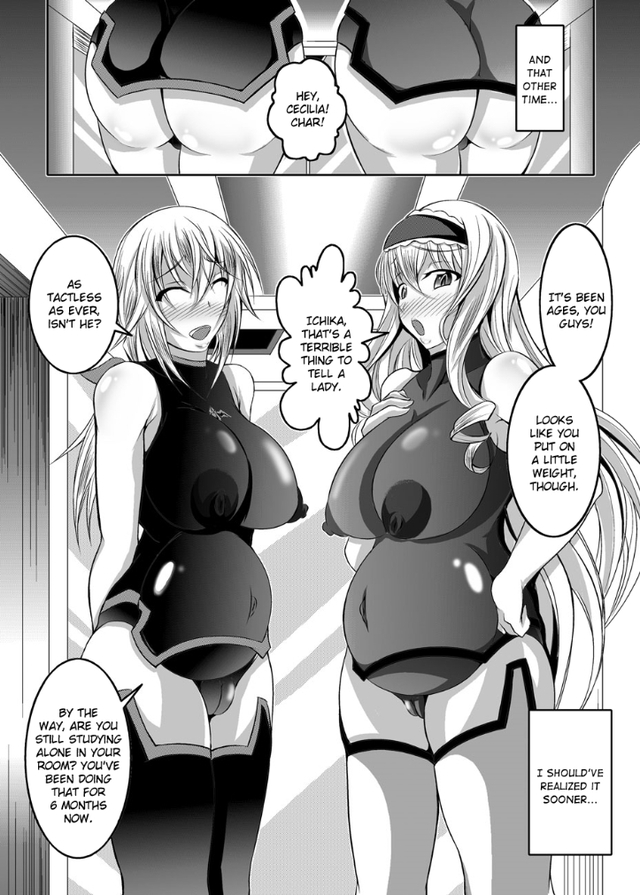 infinite stratos hentai doujin manga ntr girls pregnant infinite stratos meet tinpo dqns