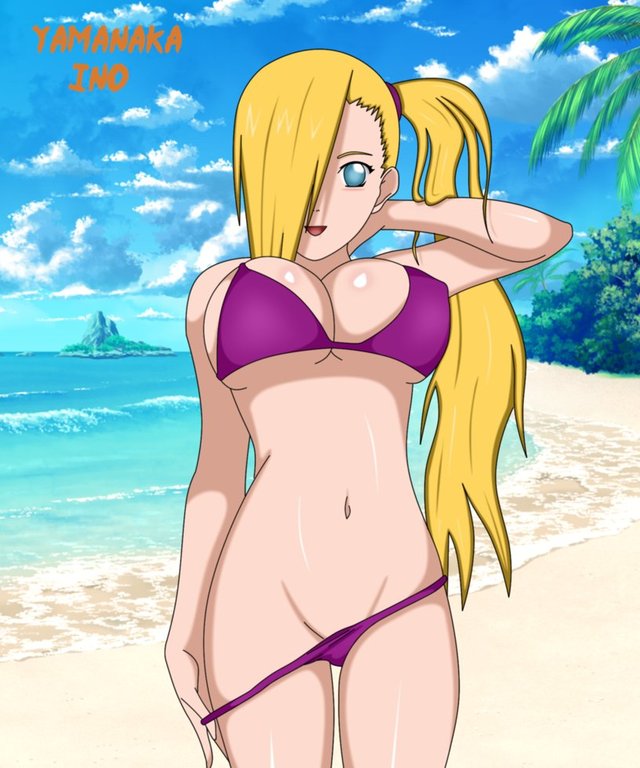 ino hentai galleries beach ino off taking bottom