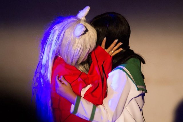 inuyasha and kagome hentai morelikethis photography cosplay inuyasha kagome arashi kisses evacon gemara opv