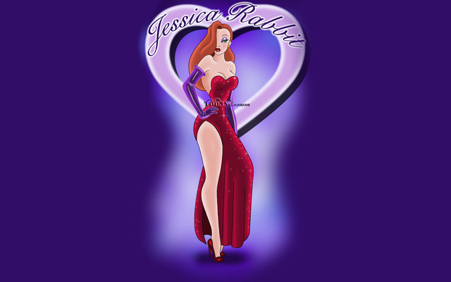 jessica rabbit hentai user wallpaper wall jessica rabbit violet toonswallpapers