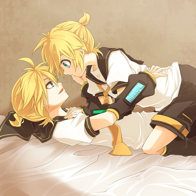 kagamine len hentai blonde hair blue eyes fcf male smile short next yaoi clone shorts vocaloid len kagamine selfcest mukkun