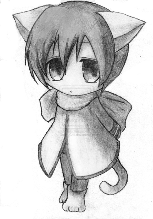 kaito hentai art neko chibi kaito vocaloid dashachii iopl