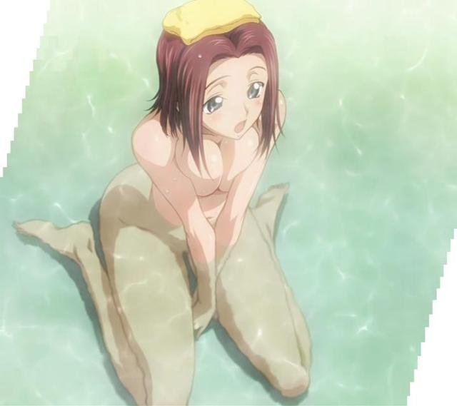 kallen kozuki hentai breast breasts code bath squeeze