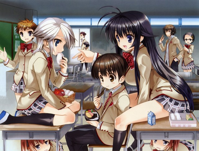 kanokon hentai manga this wallpaper data how kanokon air they did morning manage