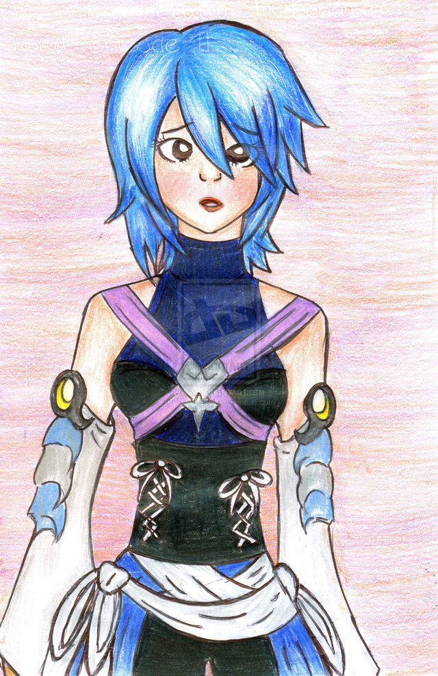 kingdom hearts birth by sleep aqua hentai manga games pre morelikethis traditional fanart master aqua rjprincess