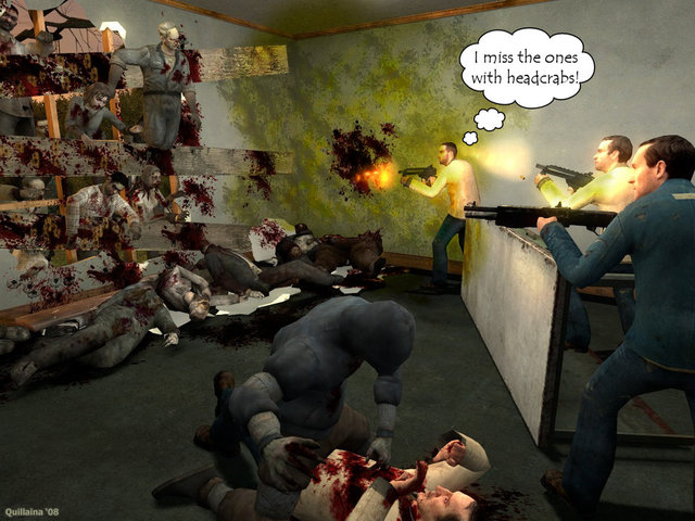 l4d hentai pics cartoons pre digital morelikethis life fanart meets half horde quillaina