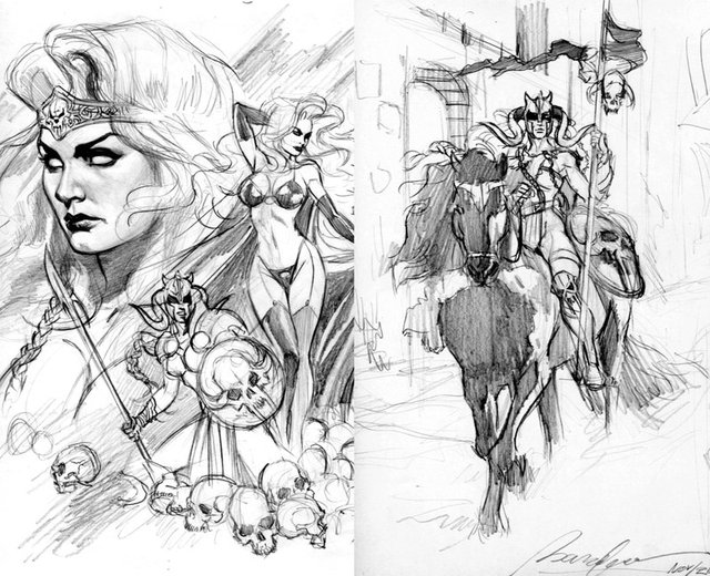 lady death hentai lady morelikethis artists death roughs felipemassafera