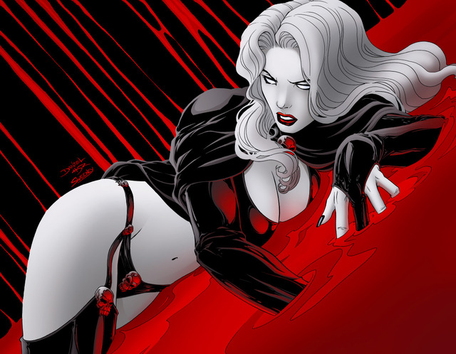 lady death hentai pictures album lady blood colored death lusciousnet sketch bath