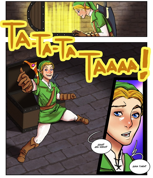 legend of zelda hentai doujinshi page legend spanish zelda ava linea temporal