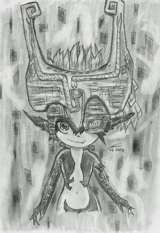 legend of zelda midna hentai pre morelikethis traditional fanart yami midna sajic reytv