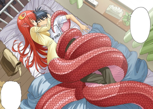 little hentai girl sex anime ecchi hugging wallpaper stars musume monster iru nichijou animekida miia kuruso