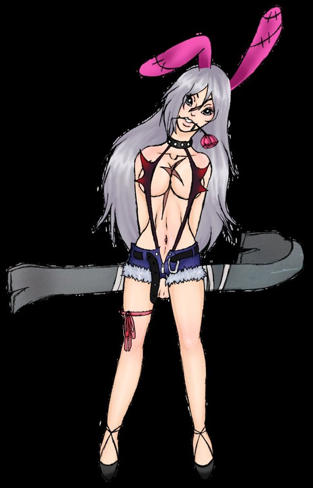 lollipo chainsaw hentai girl pre morelikethis pink hot bunny digitalart chibimoozie qcss