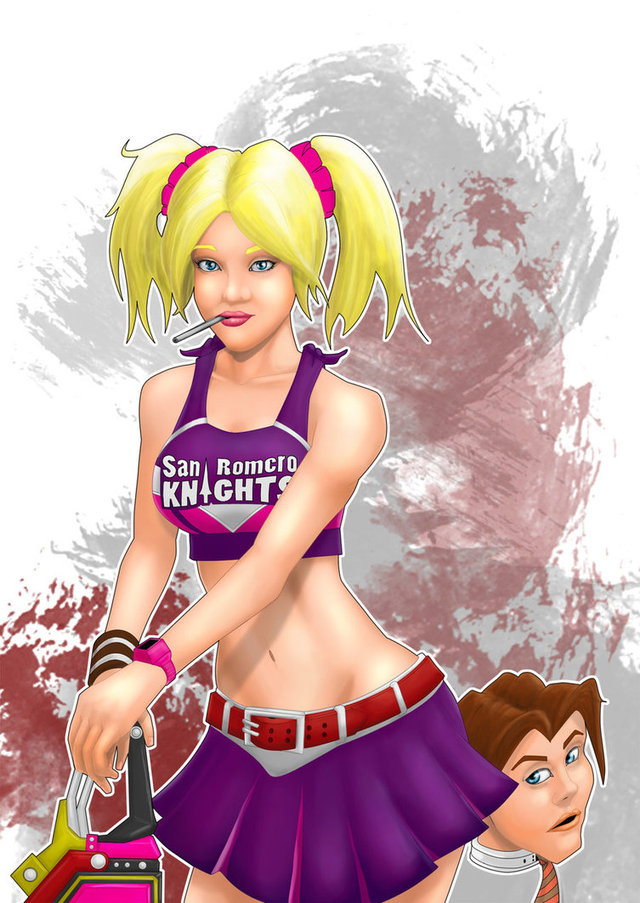 lollipop chainsaw 3d hentai pre morelikethis chainsaw digitalart degrees lollypop