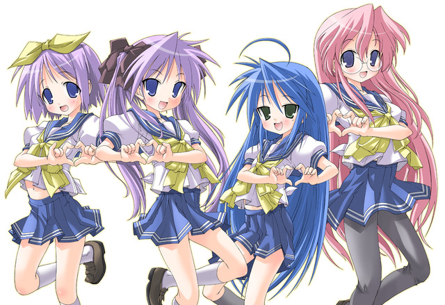 lucky star hentai konata search seifuku label kagami star konachan tsukasa lucky pantyhose hiiragi izumi konata takara miyuki