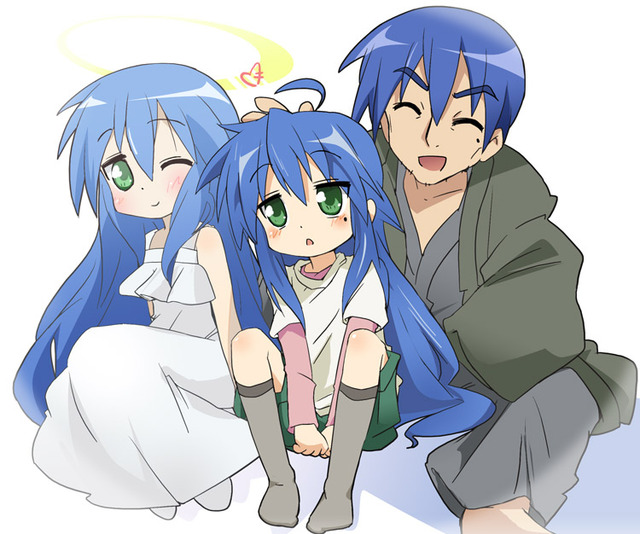 lucky star hentai konata family izumi kanata ixy