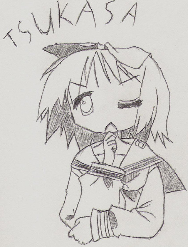 lucky star tsukasa hentai vol manga pre morelikethis traditional fanart tsukasa books luckystar completechaos oby