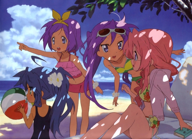 lucky star tsukasa hentai public bikini kagami swimsuit star konachan tsukasa lucky hiiragi izumi konata takara miyuki ans