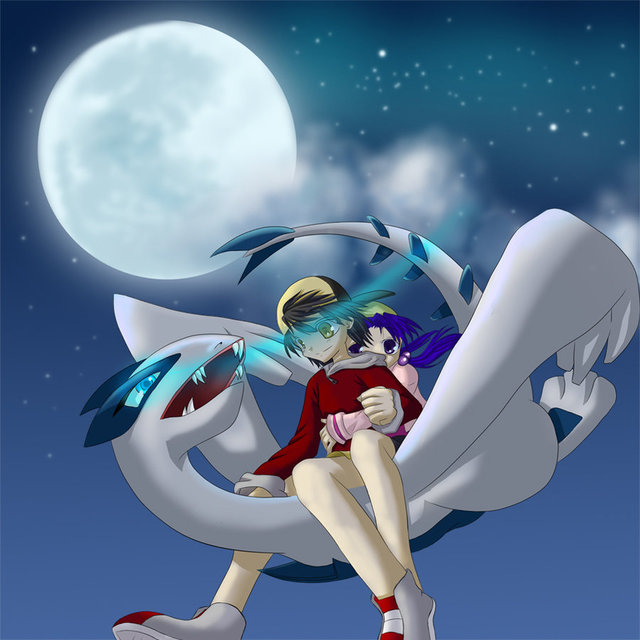 lugia hentai sky night flying under chiaki lugia minawa