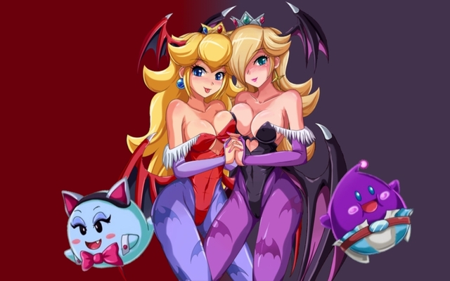 mario hentai rosalina hentai video games wallpaper capcom detail princess thumbnails morrigan wallmay nintendo peach mario rosalina