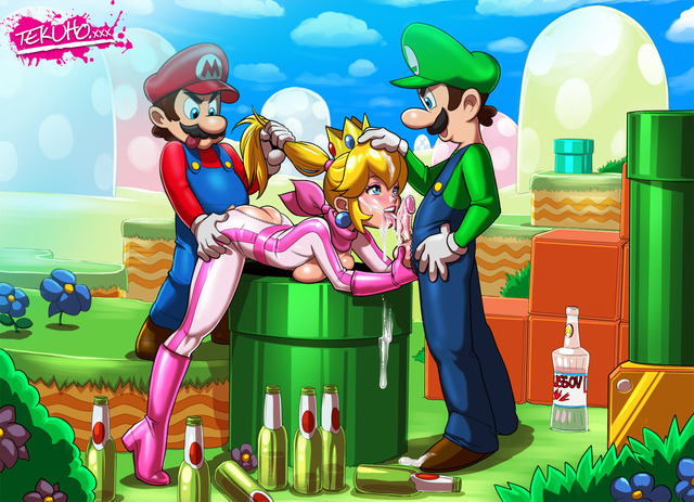 mario sex hentai hentai fuck princess threesome peach mario luigi