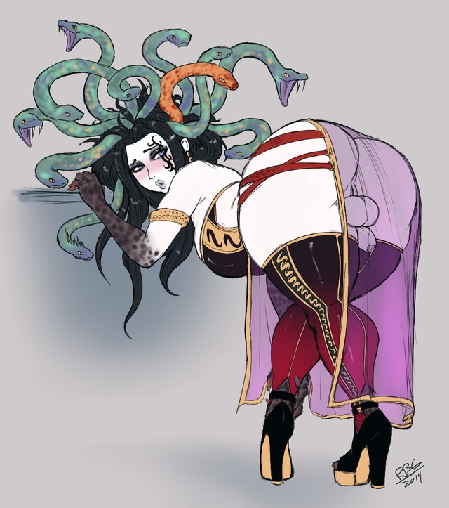 medusa hentai pictures user snake eyed randomboobguy medusaone