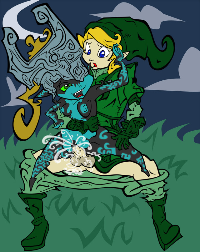 midna and link hentai link twilight princess legend zelda midna twili omgnitro