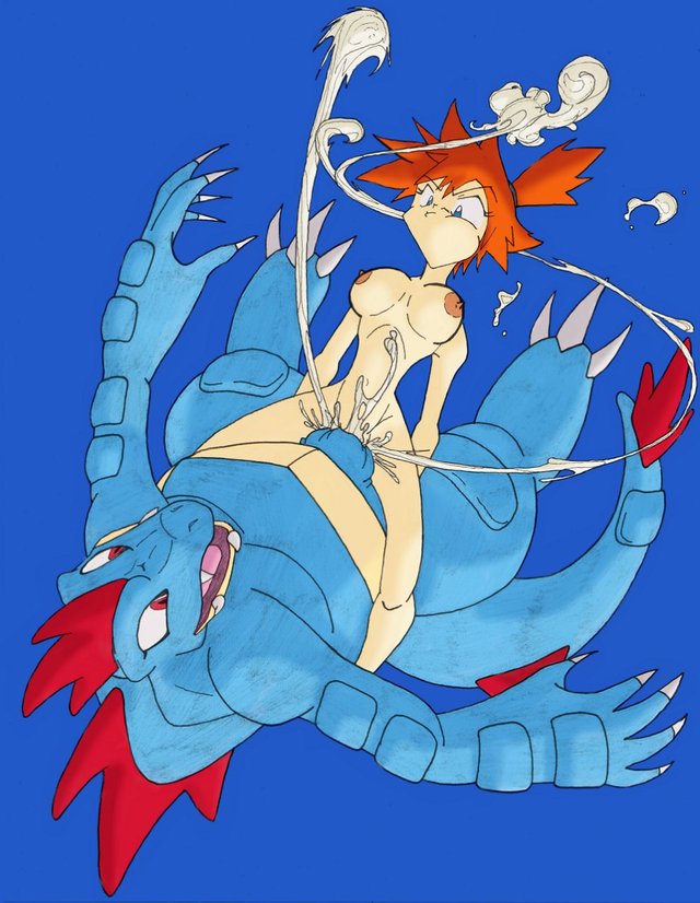 misty e hentai porkyman misty trainer caea feraligatr