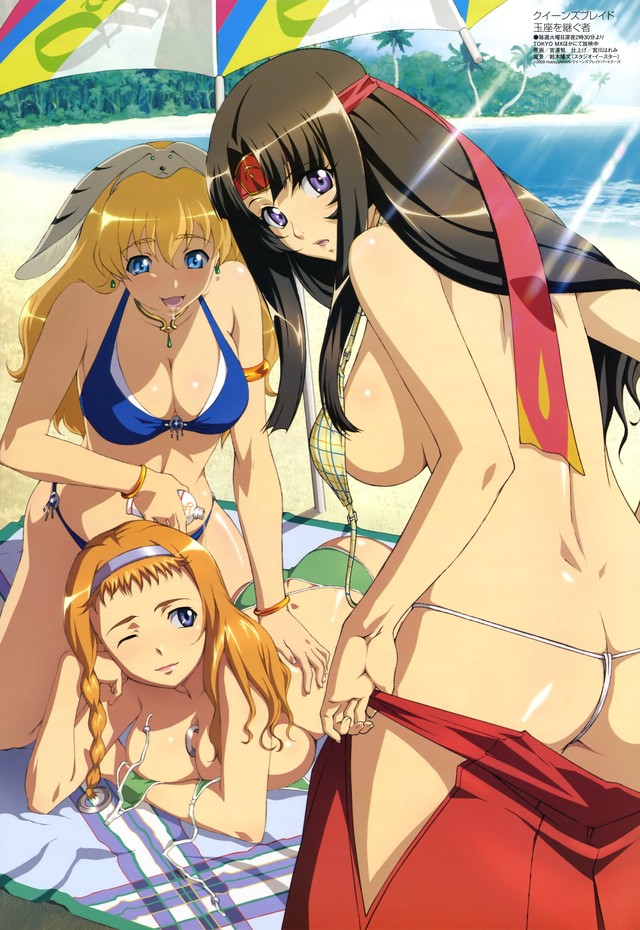 queen s blade e-hentai page gallery yuri ero misc blade action beach queens