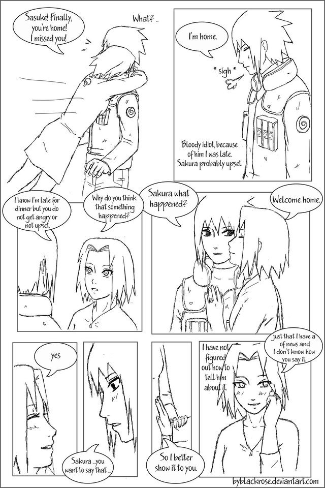 sasusaku hentai doujinshi art after doujinshi part holiday surprise unexpected sasusaku byblackrose