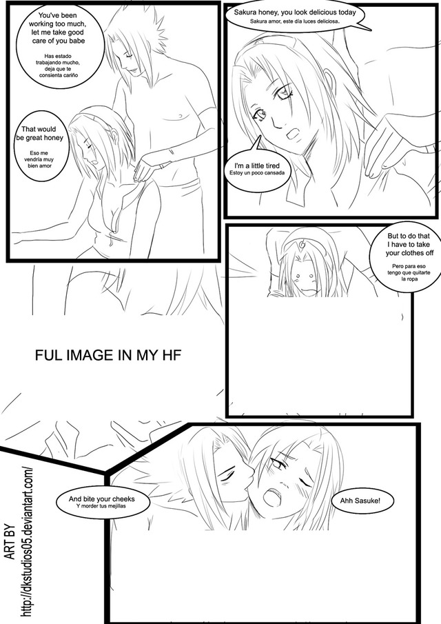 sasusaku hentai manga douji dkstudios oekaki sasusaku